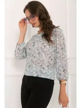 Блузка АВАЛИЯ (БЛУ ФЛОВЕРС)