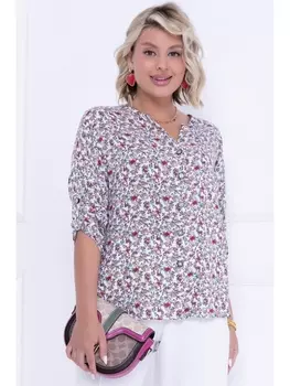 Блузка БЛУЗКА АЛЬПИЯ (ВАЙТ ФЛОВЕРС)