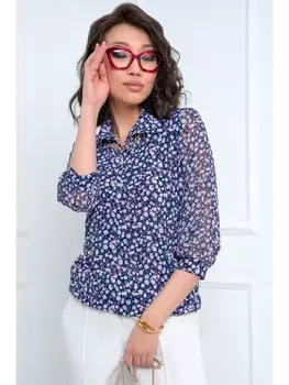 Блузка БЛУЗКА АРКОНЕ (БЛУ ФЛОВЕРС)