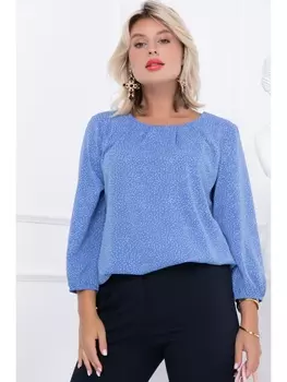 Блузка БЛУЗКА АВАЛИЯ (БЛУ ВАЙТ)