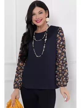 Блузка БЛУЗКА ДОЛЬЯНО (ДАРК БЛУ)