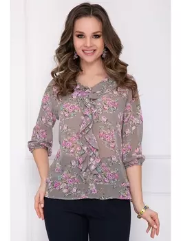 Блузка БЛУЗКА ФРИОТТИ (ГРЭЙ) 51Б2385