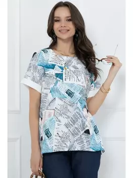 Блузка БЛУЗКА ГРАТТЕРИ (ВАЙТ БЛУ)