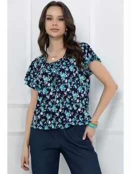 Блузка БЛУЗКА КАРМИНА (БИРЮЗА)