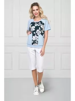 Блузка БЛУЗКА КОМИЗО (БЛУ ГРИН) 4Б0860