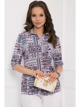 Блузка БЛУЗКА КРЕМАНИ (БЛУ ВАЙТ) 71Б3714