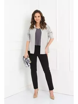 Блузка БЛУЗКА КУТРО (ЛАЙТ ГРЭЙ) 31Б3240