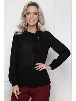 Блузка БЛУЗКА ЛАВАНТИНИ (БЛЭК) 47Б1447