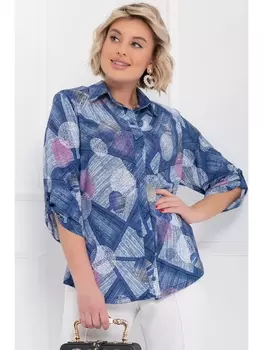 Блузка БЛУЗКА МОНТАЛЕ (НЭВИ БЛУ)