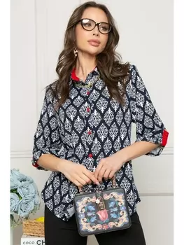 Блузка БЛУЗКА МОНТАЛЕ (ВАЙТ РИККОЛО)