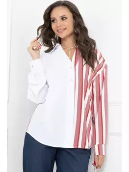 Блузка БЛУЗКА ПАУЗАНИ (ВАЙТ РЭД)