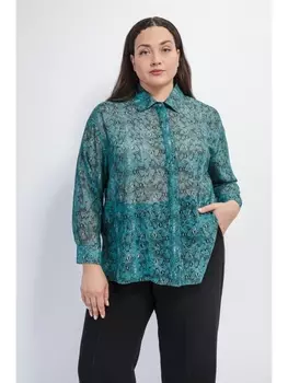 Блузка Блузка с принтом питон c топом арт.3907