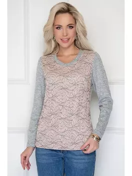 Блузка БЛУЗКА СИБАРИ (ГРЭЙ ПИНК) 51Б1657