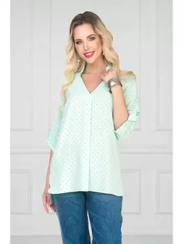 Блузка БЛУЗКА ВИВЕРОНЕ (БИРЮЗА) 39Б0891