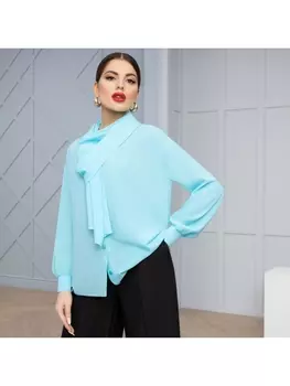 Блузка Делюсь настроением (нежный ментол)