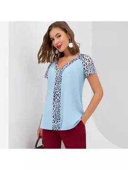 Блузка День в дивном городе (блю)