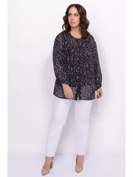Блузка Двойная шифоновая блуза арт.3246