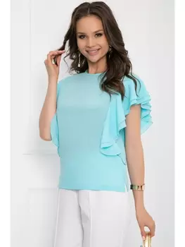 Блузка ГРАССОНИ (ЛАЙТ БЛУ)