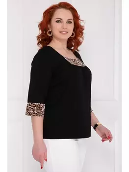 Блузка ЛЕЗЕТТО (БЛЭК)