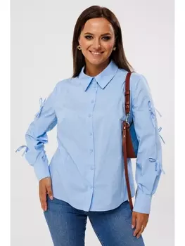 Блузка М-196 голубой