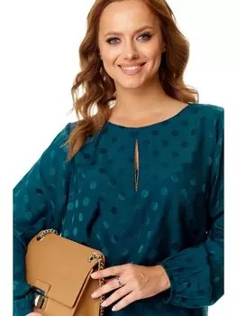 Блузка М-7543 морская волна