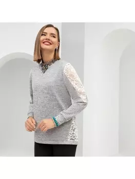 Блузка Модный вызов (грей)