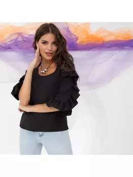 Блузка Наш с тобой секрет (блэк)