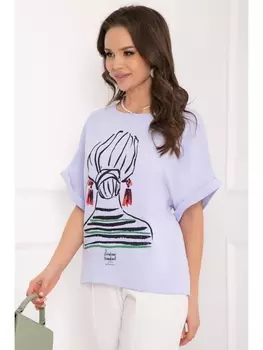 Блузка ОДЖАНИ (ЛАЙТ БЛУ)