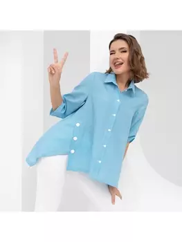 Блузка Позитивный посыл (блю)