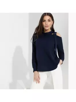 Блузка Прогулка по Парижу (dark blue)