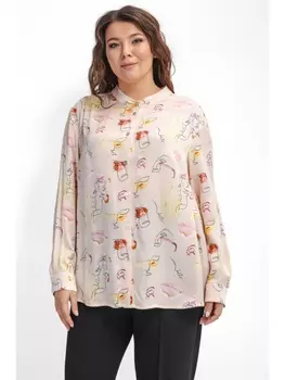 Блузка Прямая блуза из вискозы арт.3744