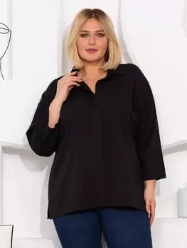 Блузка рубашка_бейз_05чер