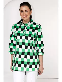 Блузка Рубашка "Ириана" (яркая клетка) Б2147