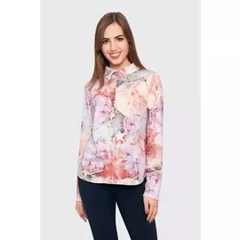 Блузка Рубашка Карамель пудровый