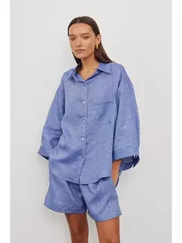 Блузка S242_Salvia Blue