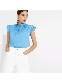 Блузка Свежая подборка (лазурь)