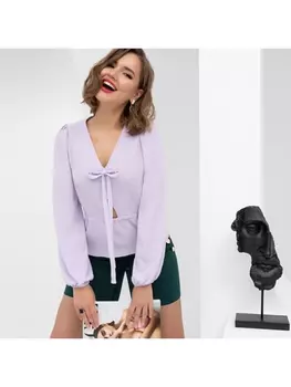 Блузка Успешная карьера (нежная сирень)