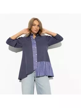 Блузка В мире роскоши (blue)