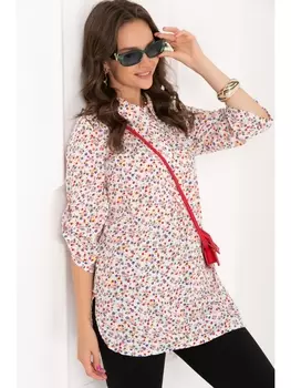 Блузка ВЕРЧЕЯ (ВАЙТ ФЛОВЕРС)