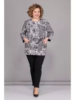 Блузки, рубашки 2040 серый