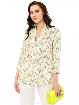 Блузки, рубашки Блуза "Правила успеха" (лимонный пудинг) Б2315