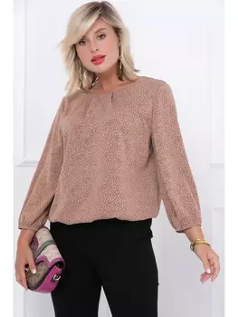 Блузки, рубашки БЛУЗКА АВАЛИЯ (БЭЙЖ ГИРО)