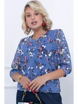 Блузки, рубашки БЛУЗКА МЕЛАЦЦО (НЭВИ БЛУ)
