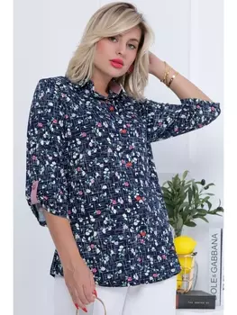 Блузки, рубашки БЛУЗКА МОНТАЛЕ (ДЭШ ФЛОВЕРС)