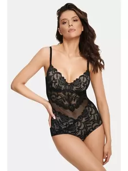 Боди 39125 ANGELICA ЧЕРНО-ТЕЛЕСНЫЙ Боди
