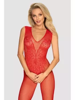 Боди N 112 bodystocking Red