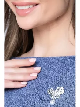 Броши БАТТЕРФЛЯЙ (СИЛВЕР)