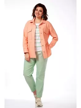 Брючные костюмы 1074/1 персик