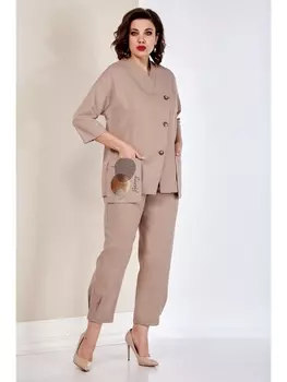 Брючные костюмы 1086 кофейный