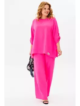 Брючные костюмы 1102 розовый барби